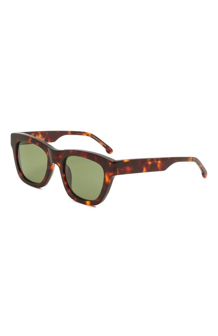Женские солнцезащитные очки LORO PIANA темно-коричневого цвета, арт. FAL4920 | Фото 1 (Тип очков: С/з; Кросс-КТ: С/з-унисекс; Оптика Гендер: оптика-унисекс)
