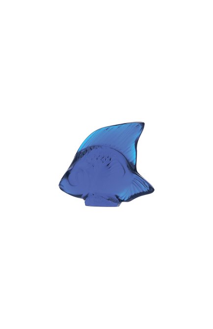 Фигурка fish LALIQUE синего цвета, арт. 3002100 | Фото 1 (Статус проверки: Проверена категория; Интерьер_коллекция: Fish; Ограничения доставки: fragile-2)