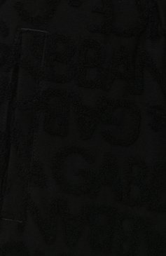 Детские хлопковые джоггеры DOLCE & GABBANA черного цвета, арт. L4JPFE/FJ7D7/8-14 | Фото 3 (Материал сплава: Проставлено; Нос: Не проставлено; Материал внешний: Хлопок; Мальчики Кросс-КТ: Джоггеры-одежда)