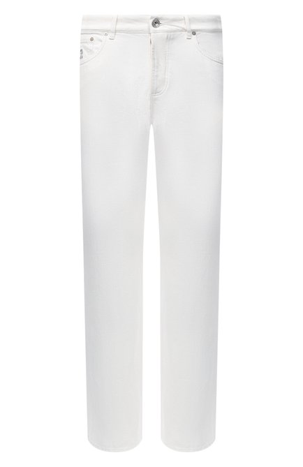 Мужские джинсы BRUNELLO CUCINELLI белого цвета по цене 59450 руб., арт. M262PB2210 | Фото 1