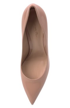 Женские кожаные туфли gianvito 70 GIANVITO ROSSI бежевого цвета, арт. G26770.70RIC.VERPEAH | Фото 6 (Материал внутренний: Натуральная кожа; Каблук высота: Средний; Каблук тип: Шпилька; Подошва: Плоская; толщина подошвы: 0,5; ширина носка стельки: 7, 7,3, 7,4, 7,6, 8, 8,2; высота каблука: 6,9, 7,5, 7,7)