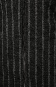 Мужской толстовка из хлопка и шерсти CAPOBIANCO темно-серого цвета, арт. 11M410.ST00. | Фото 5 (Материал внешний: Шерсть, Хлопок; Рукава: Длинные; Мужское Кросс-КТ: Толстовка-одежда; Длина (для топов): Стандартные; Материал подклада: Хлопок; Стили: Кэжуэл)
