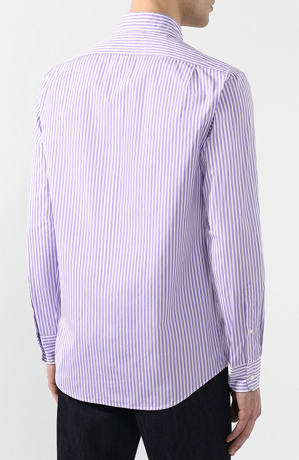 Хлопковая сорочка с воротником button down Ralph Lauren 790730896 Фото 4