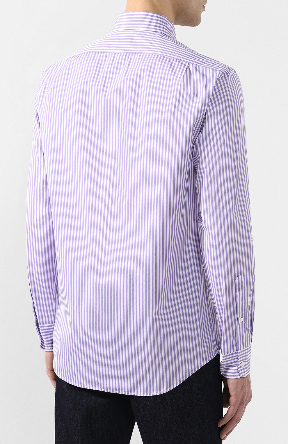 Хлопковая сорочка с воротником button down Ralph Lauren  790730896 Фото 4