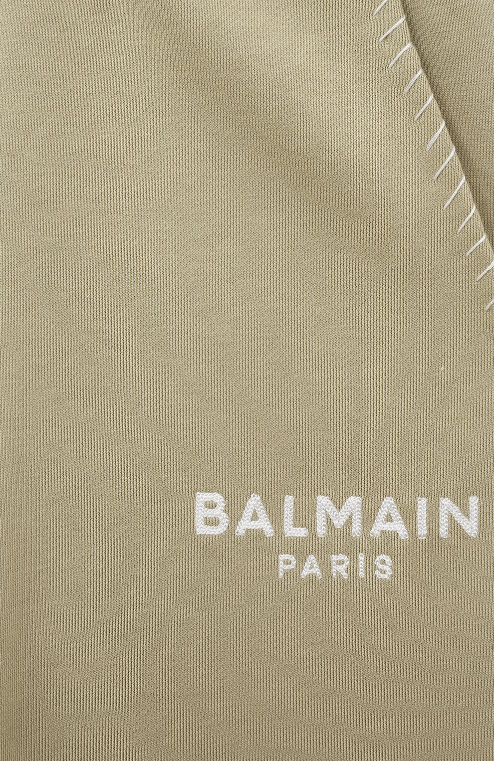 Хлопковые джоггеры Balmain  BT6S00 Фото 3