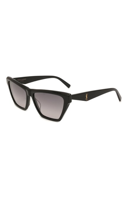 Женские солнцезащитные очки SAINT LAURENT черного цвета, арт. SL M103 001 | Фото 1 (Тип очков: С/з; Очки форма: Квадратные; Оптика Гендер: оптика-женское)