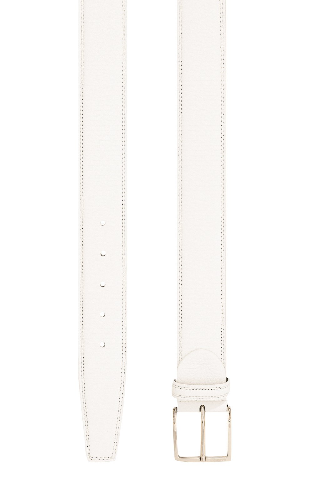 Мужской кожаный ремень BARRETT белого цвета, арт. 81B537.50 | Фото 3 (Случай: Повседневный; Материал: Натуральная кожа)