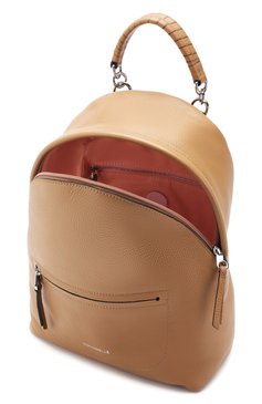 Женский рюкзак leonie COCCINELLE коричневого цвета, арт. E1 DN0 14 01 01 | Фото 4 (Материал: Натуральная кожа; Стили: Кэжуэл; Статус проверки: Проверена категория; Размер: large)