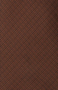 Мужской шелковый галстук BRIONI светло-коричневого цвета, арт. 062H00/P0484 | Фото 3 (Материал: Текстиль, Шелк; Принт: Без принта; Региональные ограничения белый список (Axapta Mercury): RU)