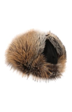 Мужская шапка-ушанка из меха норки и лисы FURLAND светло-коричневого цвета, арт. 0090909850028300059 | Фото 2 (Материал: Натуральный мех)