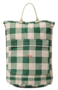 Детская рюкзак TINYCOTTONS зеленого цвета, арт. SS23-317 | Фото 1 (Материал: Текстиль)