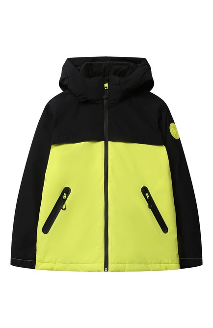 Детская куртка с капюшоном DIESEL разноцветного цвета по цене 29950 руб., арт. 00J532-KXB4V | Фото 1
