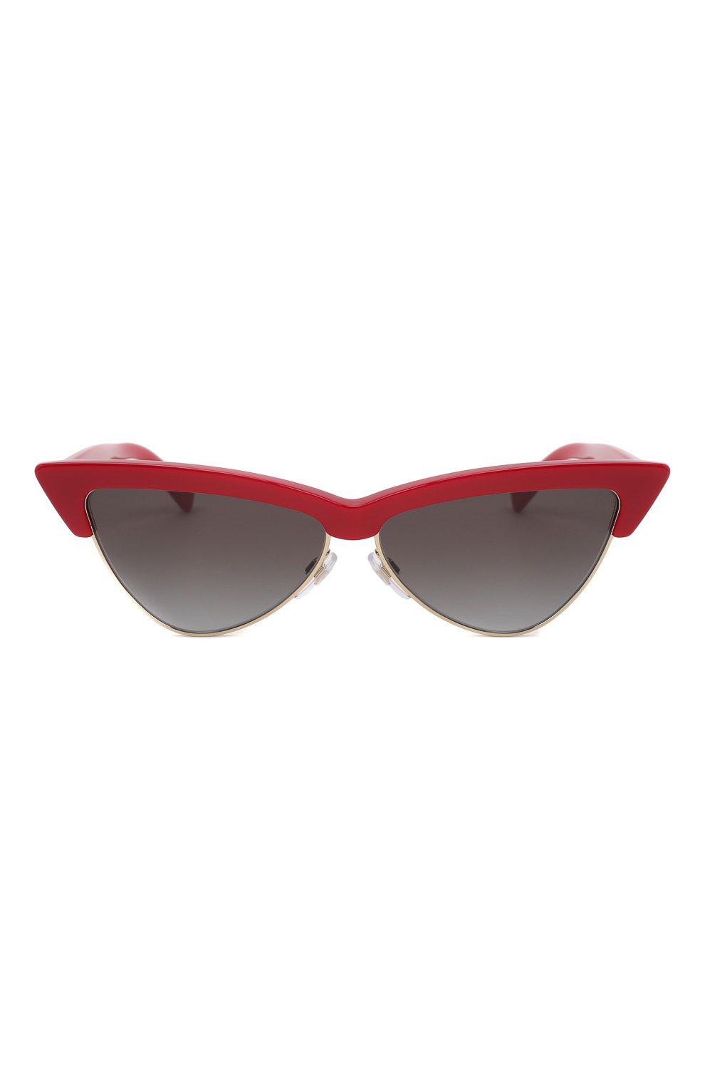 Женские солнцезащитные очки VALENTINO красного цвета, арт. 4102-51108G | Фото 3 (Тип очков: С/з; Оптика Гендер: оптика-женское; Очки форма: Cat-eye)