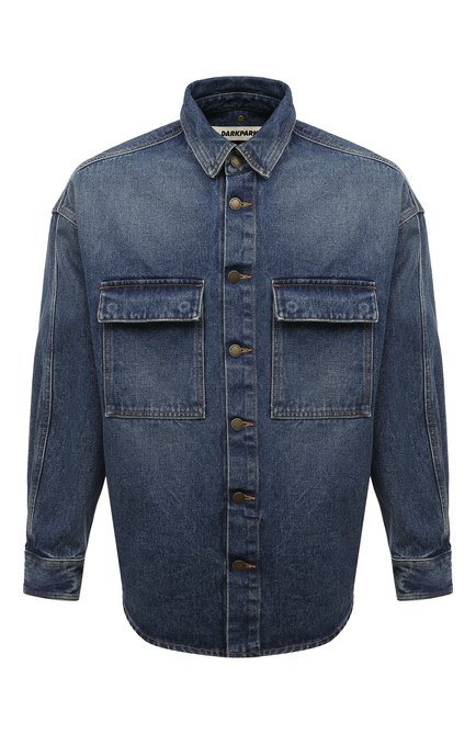 Мужская джинсовая рубашка DARKPARK синего цвета по цене 68650 руб., арт. MSH01/DBL02W053 | Фото 1