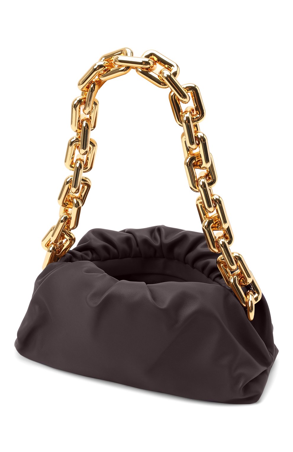 Женская сумка chain pouch BOTTEGA VENETA темно-фиолетового цвета, арт. 620230/VCP40 | Фото 4 (Сумки-технические: Сумки через плечо, Сумки top-handle; Размер: medium; Материал: Натуральная кожа; Региональные ограничения белый список (Axapta Mercury): RU)