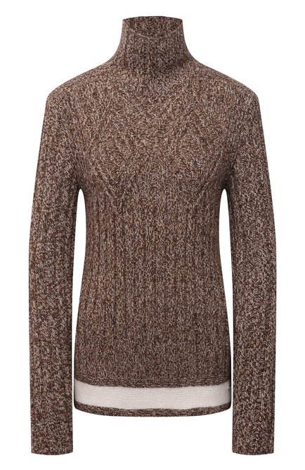 Женский свитер KITON коричневого цвета по цене 159000 руб., арт. D52740X0462A | Фото 1