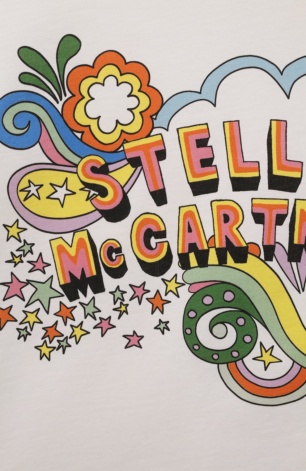 Хлопковая футболка Stella McCartney TS8A21 Фото 3