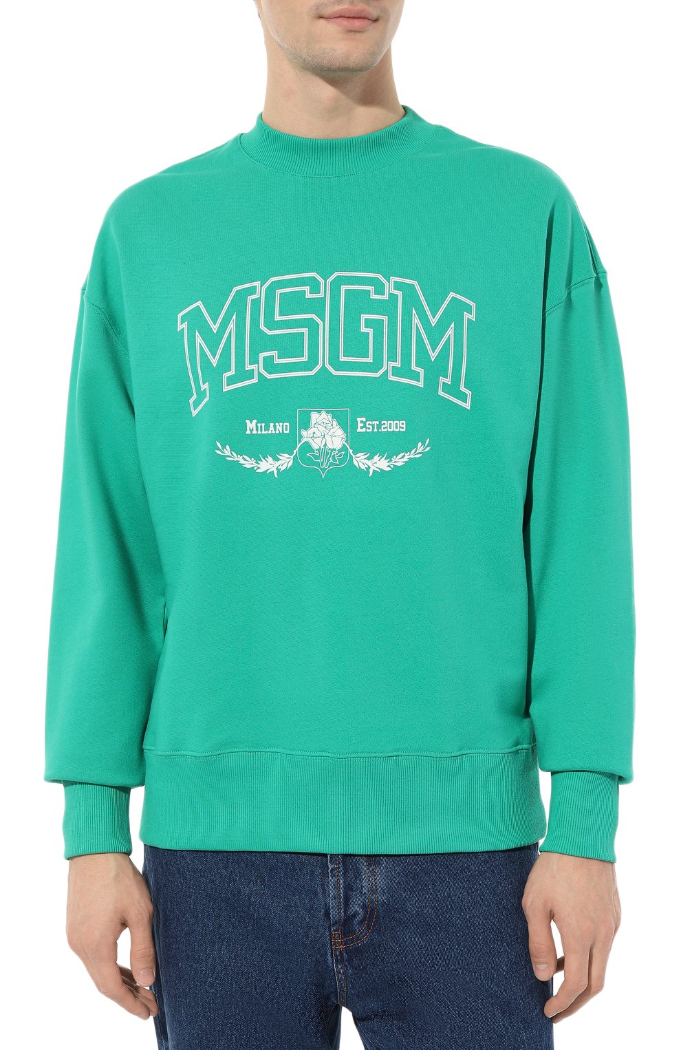 Хлопковый свитшот MSGM  3540MM117/237799 Фото 3