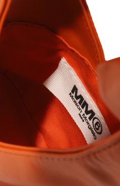 Женская сумка japanese small MM6 оранжевого цвета, арт. SB6WD0014/P4622 | Фото 5 (Сумки-технические: Сумки top-handle; Региональные ограничения белый список (Axapta Mercury): Не проставлено; Материал сплава: Проставлено; Материал: Текстиль, Экокожа; Драгоценные камни: Проставлено; Размер: small)