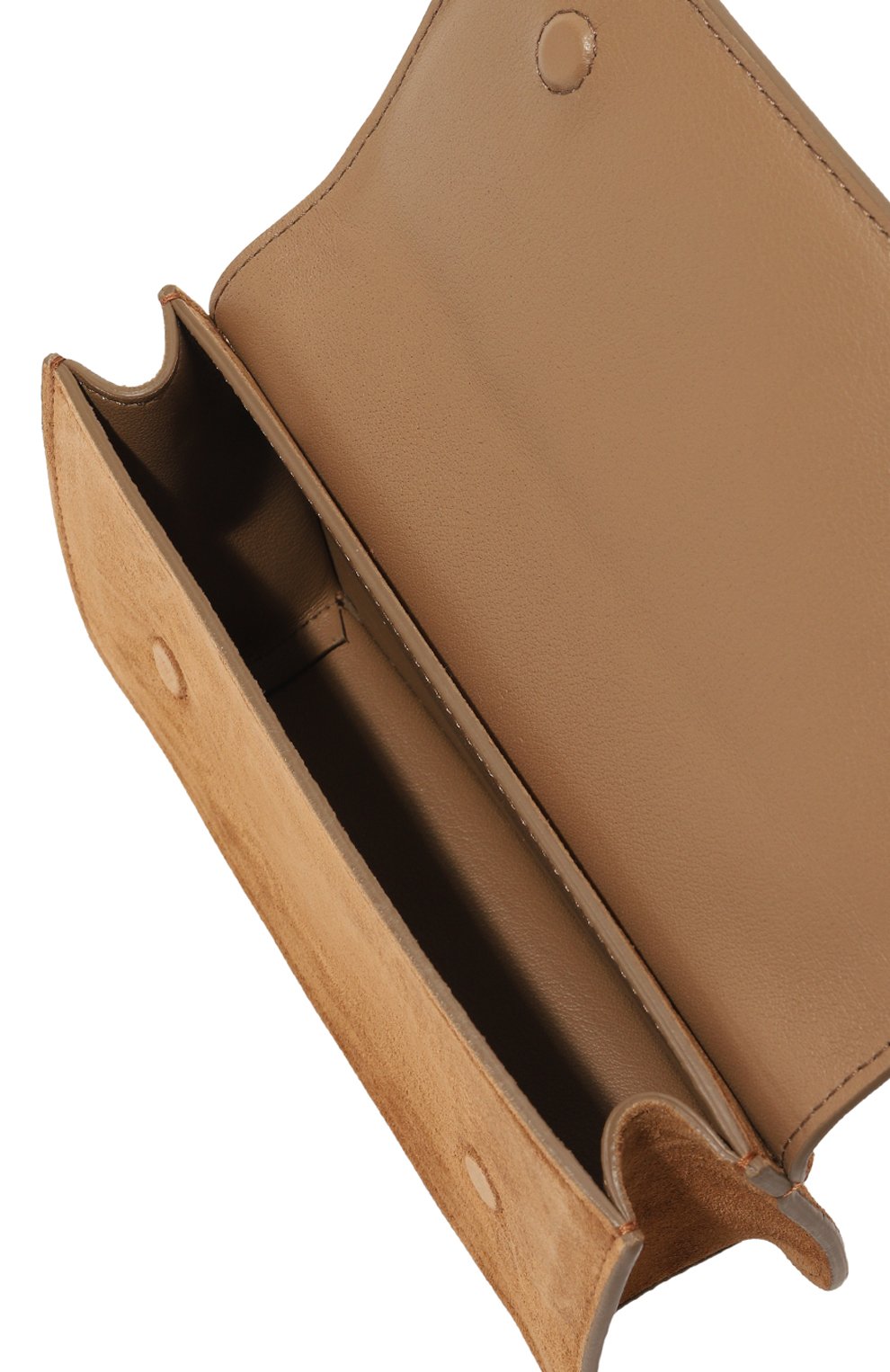 Женская поясная сумка BRUNELLO CUCINELLI светло-коричневого цвета, арт. MBDLDB1054 | Фото 5 (Материал: Натуральная кожа, Натуральная замша; Материал сплава: Проставлено; Размер: mini; Драгоценные камни: Проставлено)