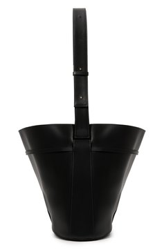 Женская сумка bucket sigma NEOUS черного цвета, арт. 00025A | Фото 5 (Сумки-технические: Сумки top-handle; Размер: medium; Материал: Натуральная кожа; Материал сплава: Проставлено; Драгоценные камни: Проставлено)
