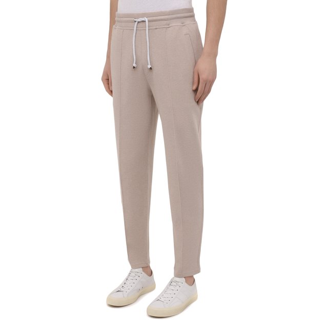 фото Хлопковые брюки brunello cucinelli