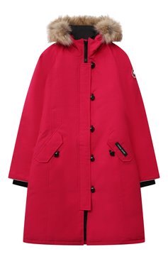 Детская пуховая парка brittania CANADA GOOSE фуксия цвета, арт. 4593Y | Фото 1 (Кросс-КТ: Зима; Рукава: Длинные; Материал внешний: Синтетический материал; Материал сплава: Проставлено; Материал подклада: Синтетический материал; Девочки Кросс-КТ: Парка-верхняя одежда; Драгоценные камни: Проставлено; Материал утеплителя: Пух и перо; Ростовка одежда: 13 - 15 лет | 158 см, 10 - 11 лет | 140 - 146см, 8 лет | 128 см)