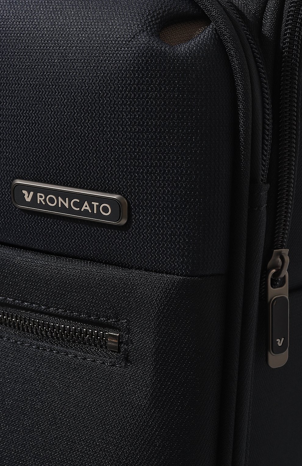 Мужской текстильный дорожный чемодан sidetrack small RONCATO темно-синего цвета, арт. 41528323 | Фото 2 (Материал: Текстиль; Размер: large; Ограничения доставки: oversized)