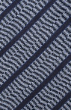 Мужской шелковый галстук ZEGNA голубого цвета, арт. Z8D34/1UM | Фото 3 (Принт: С принтом; Материал: Текстиль, Шелк; Материал сплава: Проставлено; Нос: Не проставлено)