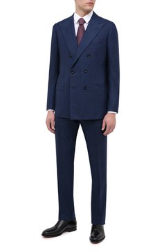 Мужской кашемировый костюм KITON синего цвета, арт. UA85K01T70 | Фото 1 (Материал внешний: Шерсть, Кашемир; Рукава: Длинные; Региональные ограничения белый список (Axapta Mercury): RU; Стили: Классический; Костюмы М: Двубортный; Материал подклада: Купро)