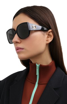 Женские солнцезащитные очки BURBERRY черного цвета, арт. 4290-300187 | Фото 2 (Региональные ограничения белый список (Axapta Mercury): RU; Тип очков: С/з; Оптика Гендер: оптика-женское; Очки форма: Бабочка)