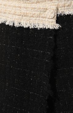 Женская юбка-шорты MSGM черного цвета, арт. 3541MDB05/237620 | Фото 5 (Длина Ж (юбки, платья, шорты): Мини; Стили: Преппи; Материал внешний: Синтетический материал; Материал сплава: Проставлено; Драгоценные камни: Проставлено; Женское Кросс-КТ: юбка-шорты)