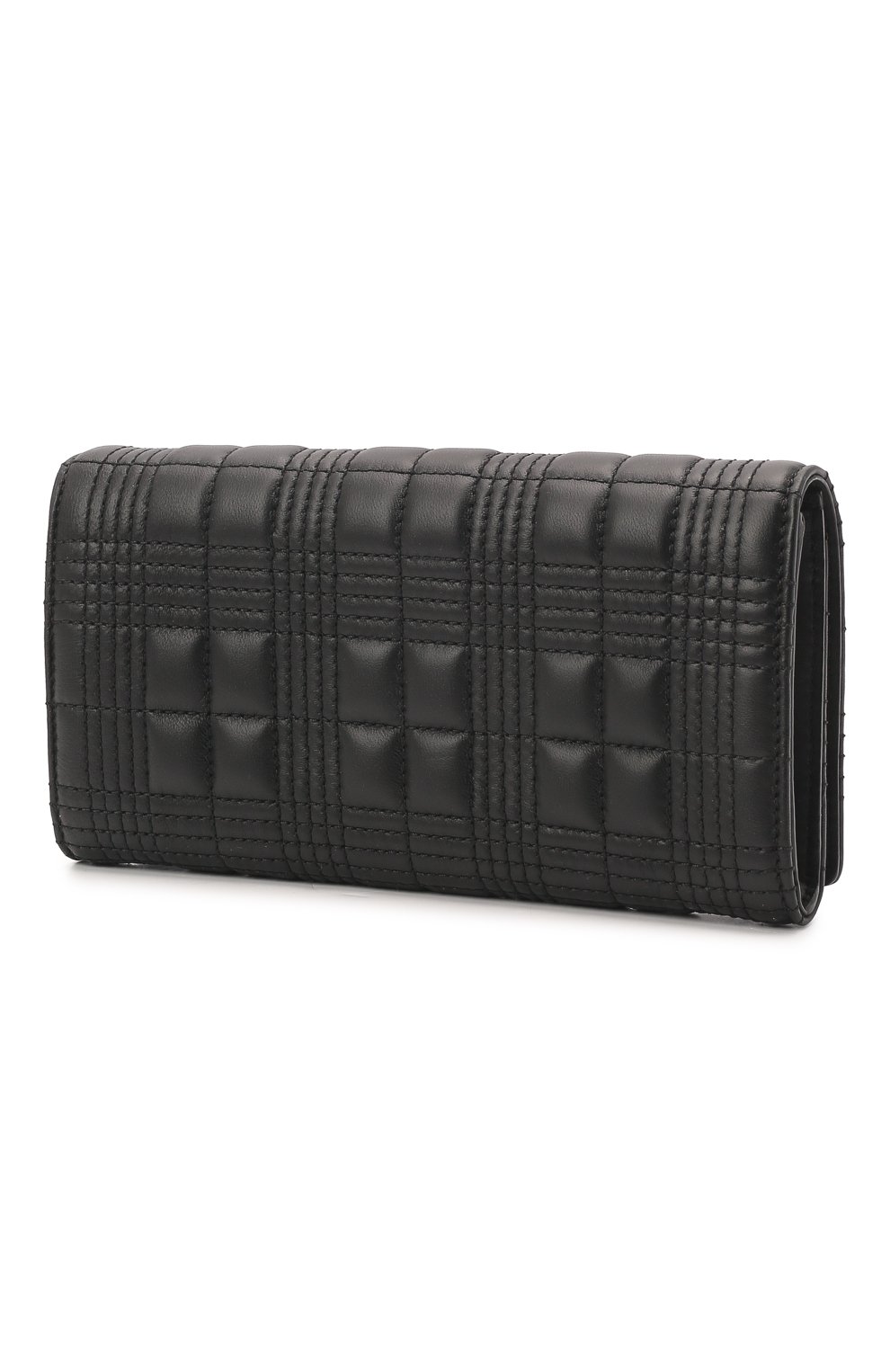Женские кожаный кошелек lola BURBERRY черного цвета, арт. 8049288 | Фото 2 (Материал: Натуральная кожа)