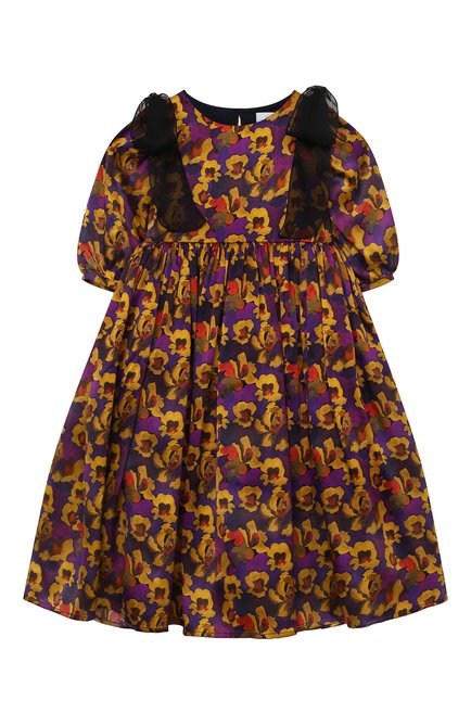 Детское шелковое платье PAADE MODE разноцветного цвета по цене 52700 руб., арт. 20410841/4M-8Y | Фото 1