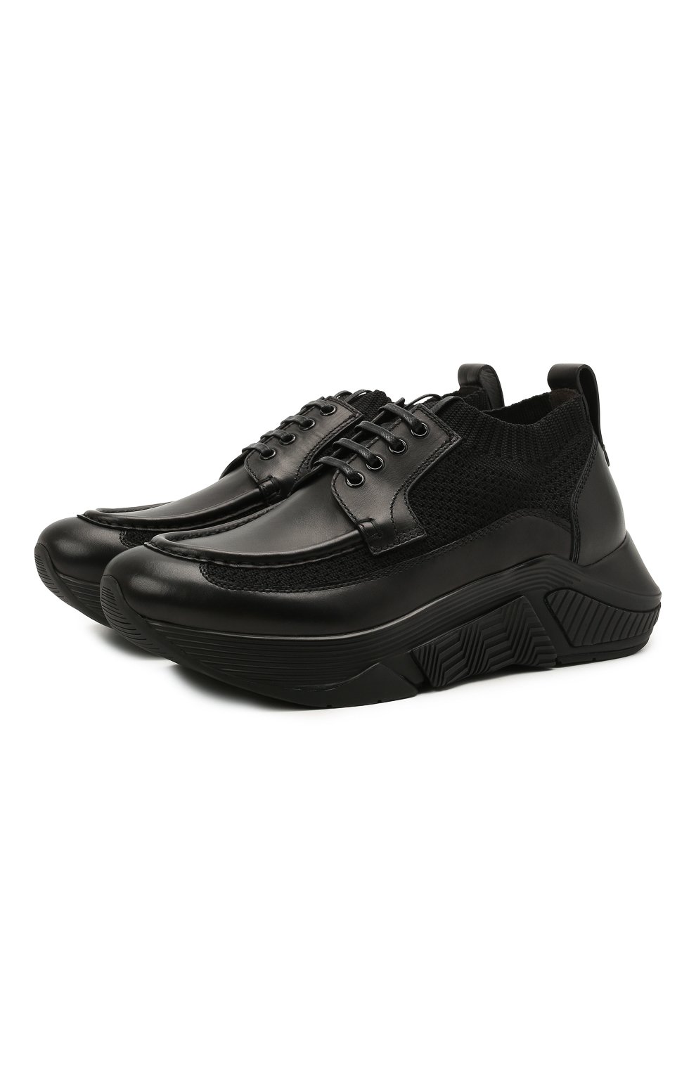 Комбинированные кроссовки Giorgio Armani Чёрный X2X149/XM963 5574387