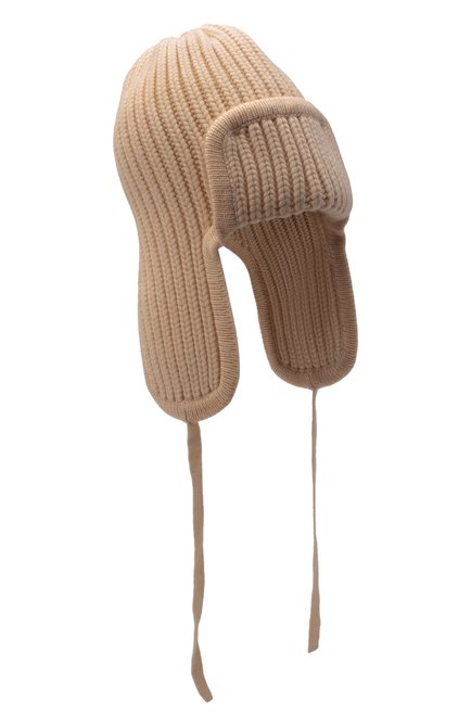 Женская шапка из шерсти и кашемира TAK.ORI коричневого цвета, арт. HTK30041WC030AW20 | Фото 1 (Материал: Кашемир, Шерсть, Текстиль)