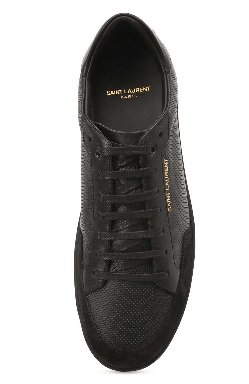 фото Кожаные кеды court classic sl/10 saint laurent