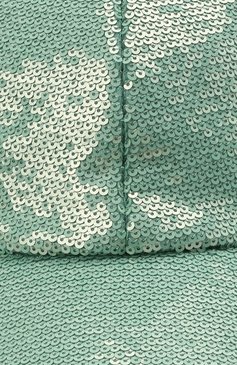 Женская бейсболка с пайетками RALPH LAUREN зеленого цвета, арт. 434846672 | Фото 3 (Материал: Текстиль, Шерсть; Материал сплава: Проставлено; Нос: Не проставлено)