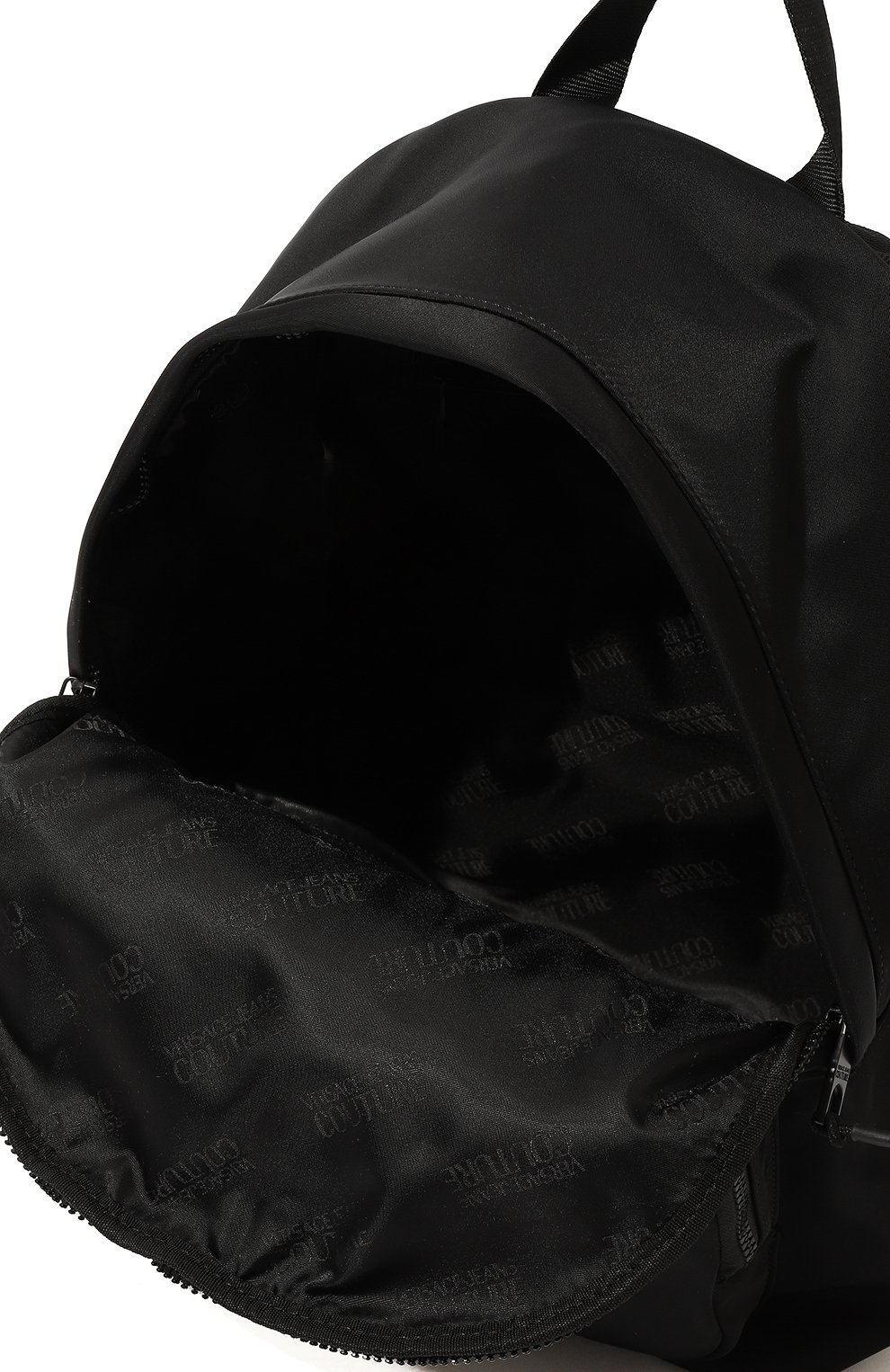 Мужской текстильный рюкзак VERSACE JEANS COUTURE черного цвета, арт. 75YA4B40/ZS590 | Фото 5 (Материал сплава: Проставлено; Материал: Текстиль; Драгоценные камни: Проставлено; Стили: Кэжуэл; Размер: large)