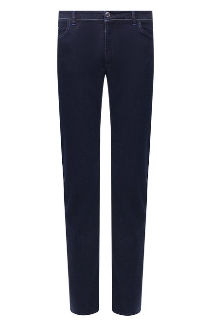 Мужские джинсы ZILLI темно-синего цвета по цене 72700 руб., арт. MCT-ZS011-SP0RT/S001 | Фото 1