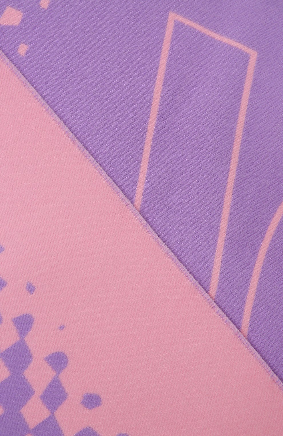 Женский шарф из шерсти и шелка BURBERRY розового цвета, арт. 8049688 | Фото 4 (Материал: Текстиль, Шерсть)