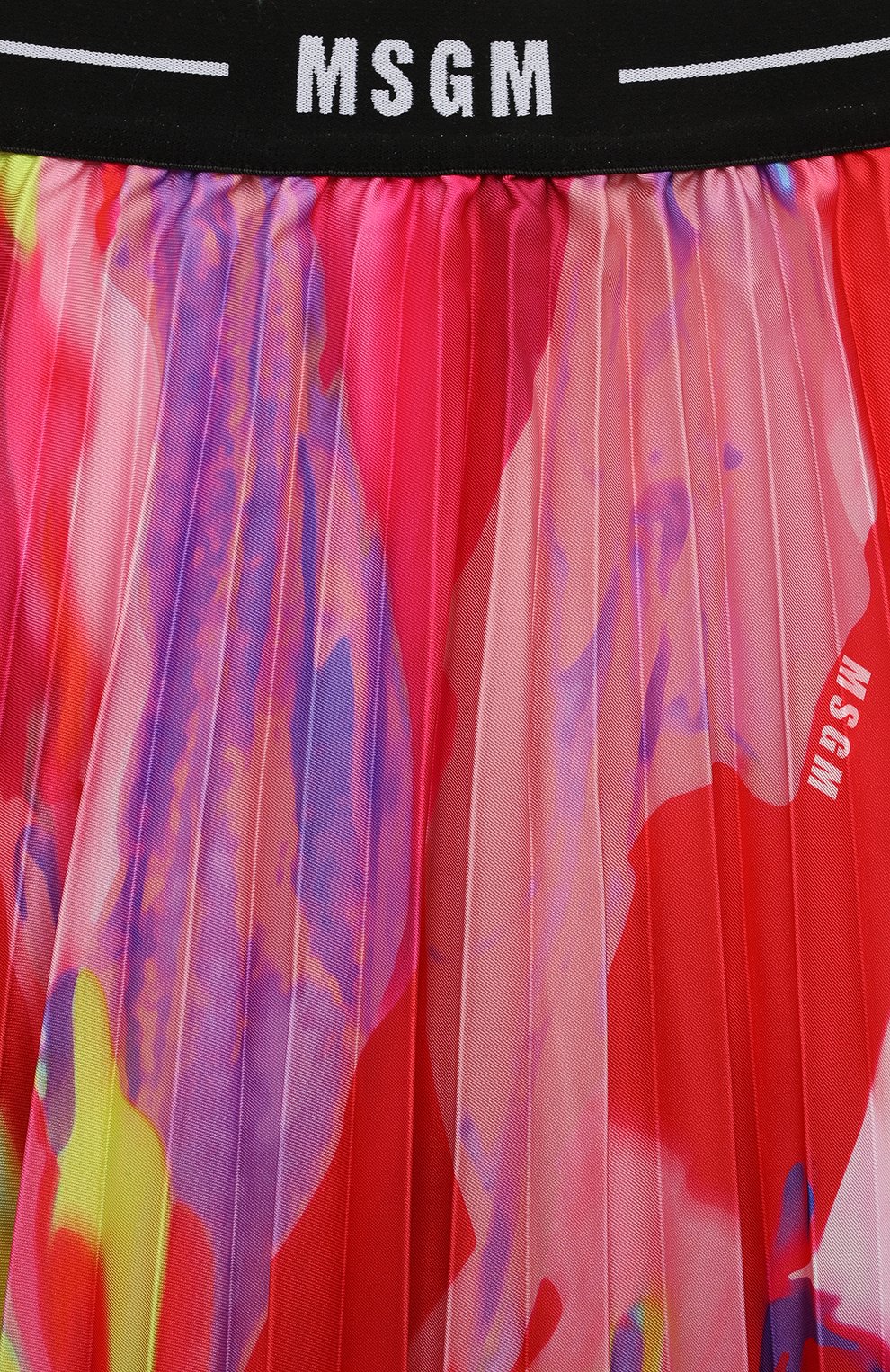 Детская юбка MSGM KIDS разноцветного цвета, арт. F3MSJGSK107 | Фото 3 (Случай: Повседневный; Материал внешний: Синтетический материал; Материал сплава: Проставлено; Нос: Не проставлено; Материал подклада: Вискоза)