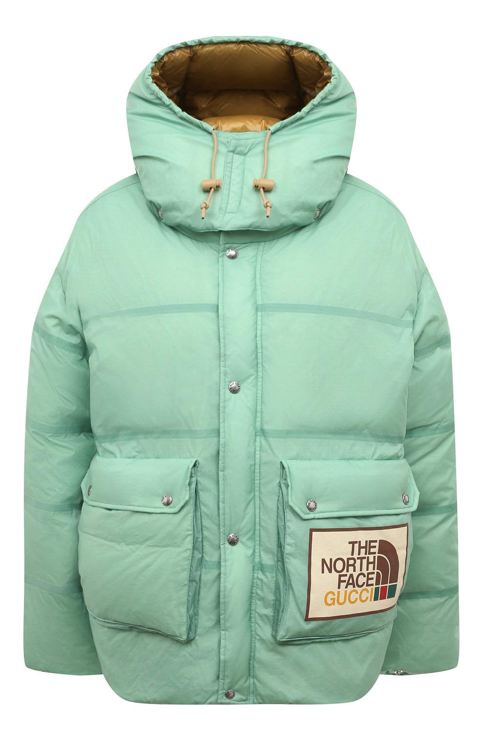 THE NORTH FACE X GUCCI 1996 RETRO NUPTSE JACKET GREEN