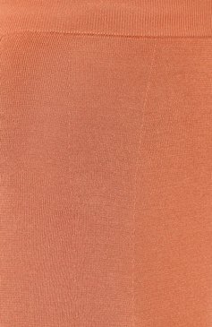 Женская юбка из смеси шелка и хлопка LORO PIANA темно-бежевого цвета, арт. FAI9429 | Фото 5 (Материал внешний: Шелк, Хлопок; Региональные ограничения белый список (Axapta Mercury): RU; Женское Кросс-КТ: Юбка-одежда; Длина Ж (юбки, платья, шорты): Миди)
