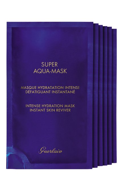 Увлажняющие маски super aqua GUERLAIN бесцветного цвета, арт. G061545 | Фото 2 (Тип продукта: Маски, Тканевые; Назначение: Для лица)