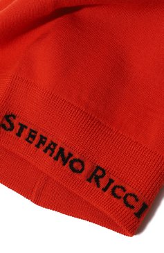 Мужская шерстяная шапка STEFANO RICCI красного цвета, арт. K606249CUF/F22455 | Фото 3 (Материал: Текстиль, Шерсть; Кросс-КТ: Трикотаж; Материал сплава: Проставлено; Нос: Не проставлено)