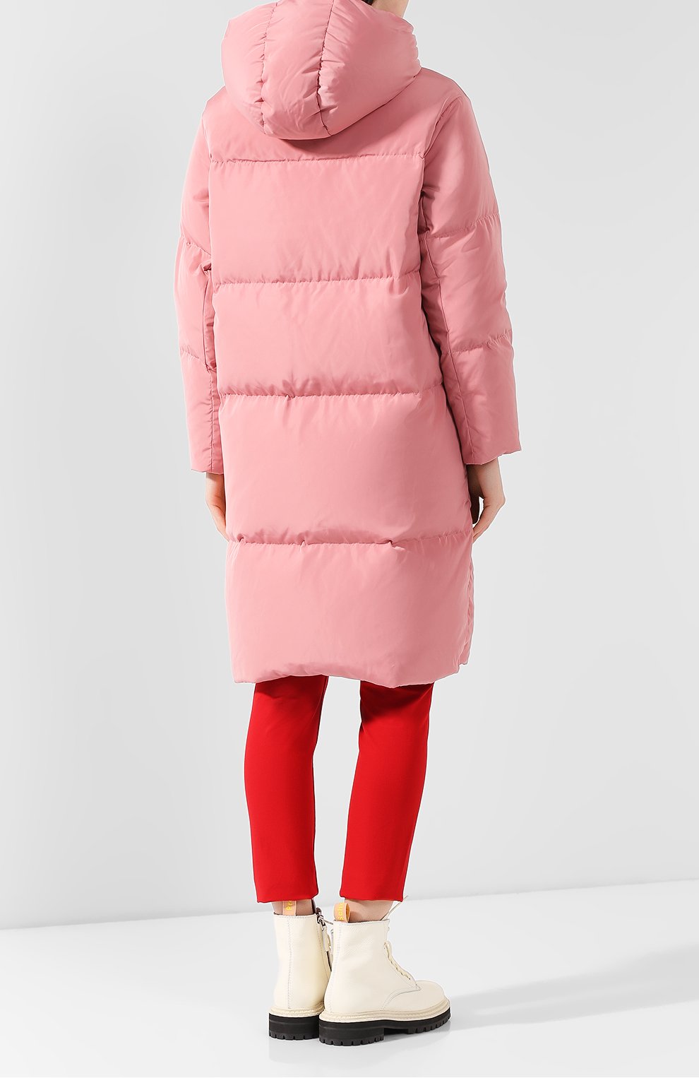 Женская светло-розовая стеганый пуховик TEREKHOV GIRL купить в интернет ...