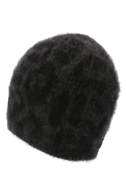 Женская шапка VALENTINO черного цвета, арт. UW0HB00K/600 | Фото 2 (Материал: Текстиль, Синтетический материал, Шерсть)