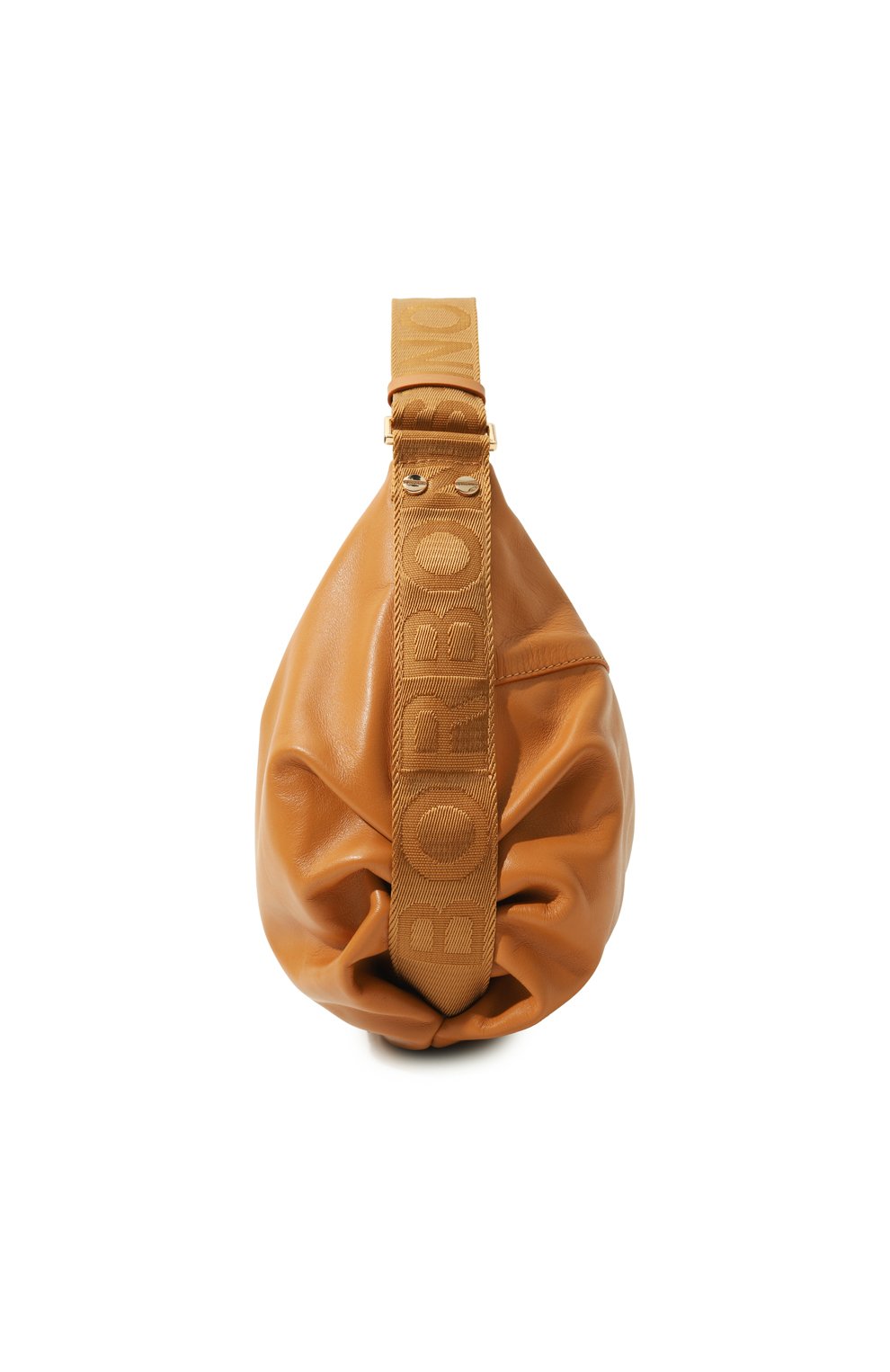 Женская сумка hobo medium BORBONESE бежевого цвета, арт. 924162 | Фото 4 (Сумки-технические: Сумки top-handle; Материал: Натуральная кожа)