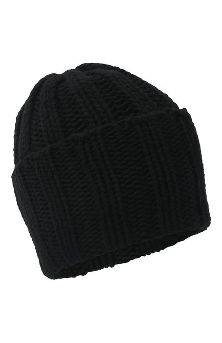 Мужская кашемировая шапка INVERNI черного цвета, арт. 1128 CM | Фото 1 (Материал: Шерсть, Кашемир, Текстиль; Кросс-КТ: Трикотаж)